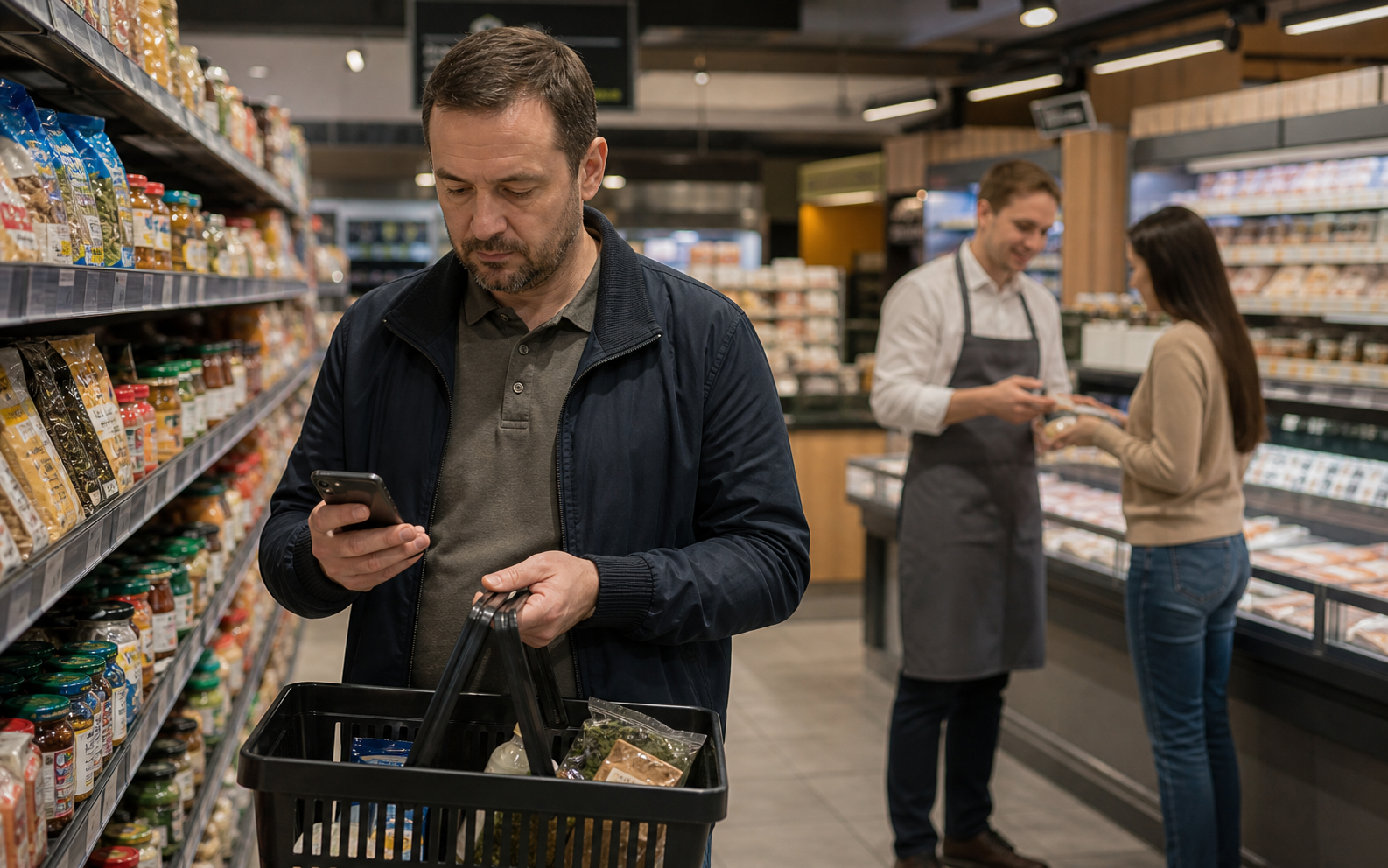 Mystery shopper recording observations during a service audit